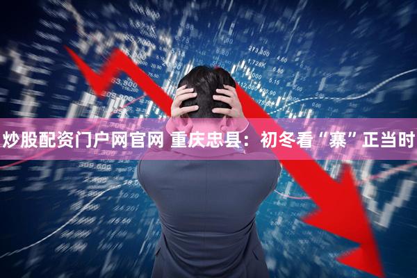 炒股配资门户网官网 重庆忠县：初冬看“寨”正当时